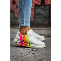 CH254 - CBT Pittura Erkek Ayakkabı 501 ALOHA SARI PEMBE BEYAZ