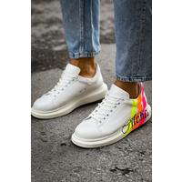 CH254 - CBT Pittura Erkek Ayakkabı 501 ALOHA SARI PEMBE BEYAZ