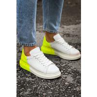 CH254 - CBT Pittura Erkek Ayakkabı 502 NEON SARI TOPUK SPLUSH