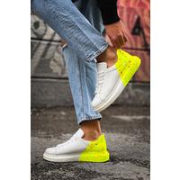 CH254 - CBT Pittura Erkek Ayakkabı 502 NEON SARI TOPUK SPLUSH
