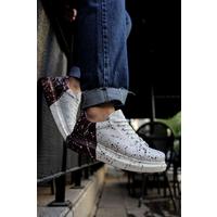 CH254 - CBT Pittura Erkek Ayakkabı 517 KIRMIZI / SIYAH / KOYU MOR SPLUSH