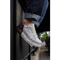 CH254 - CBT Pittura Erkek Ayakkabı 517 KIRMIZI / SIYAH / KOYU MOR SPLUSH