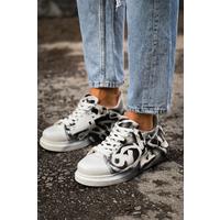 CH254 - CBT Pittura Erkek Ayakkabı 533 SIYAH / BEYAZ KARARTMA