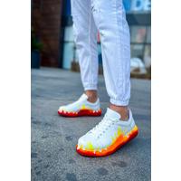 CH254 - CBT Pittura Erkek Ayakkabı 535 KIRMIZI ALEV