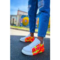 CH254 - CBT Pittura Erkek Ayakkabı 535 NEON TURUNCU / SIYAH YAĞMUR