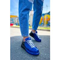 CH254 - CBT Pittura Erkek Ayakkabı 545 MAVI SIYAH SPLUSH