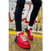 CH254 - CBT Pittura Erkek Ayakkabı 547 KIRMIZI SIYAH SPLUSH