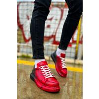 CH254 - CBT Pittura Erkek Ayakkabı 547 KIRMIZI SIYAH SPLUSH