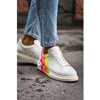 CH254 - CBT Pittura Erkek Ayakkabı 501 ALOHA SARI PEMBE BEYAZ