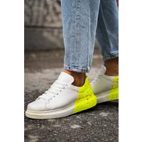 CH254 - CBT Pittura Erkek Ayakkabı 502 NEON SARI TOPUK SPLUSH