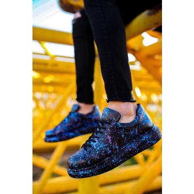 CH254 - CST Pittura Erkek Ayakkabı 475 MAVI / MOR SPLUSH