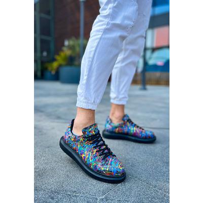 CH254 - CST Pittura Erkek Ayakkabı 538 CRAZY SPLUSH SIYAH