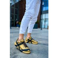 CH254 - CST Pittura Erkek Ayakkabı 549 GOLD SIYAH X