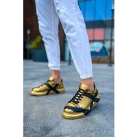 CH254 - CST Pittura Erkek Ayakkabı 549 GOLD SIYAH X