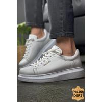 CH257 - DBT Estrella Deri Erkek Ayakkabı BEYAZ