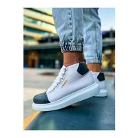 CH258 - GBT Roma Colourful Erkek Bot BEYAZ/ANTRASIT