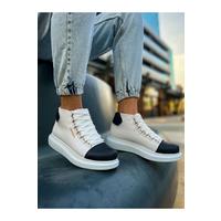 CH258 - GBT Roma Colourful Erkek Bot BEYAZ/SIYAH