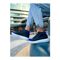 CH258 - GBT Roma Colourful Erkek Bot SIYAH/SAX MAVI