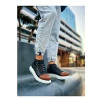 CH258 - GBT Roma Colourful Erkek Bot SIYAH/TABA