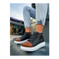 CH258 - GBT Roma Colourful Erkek Bot SIYAH/TABA