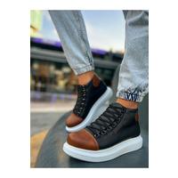 CH258 - GBT Roma Colourful Erkek Bot SIYAH/TABA