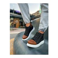 CH258 - GBT Roma Colourful Erkek Bot SIYAH/TABA