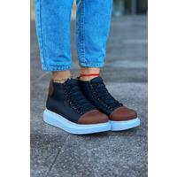 CH258 GBT Roma Colourful Kadın Bot SIYAH/TABA