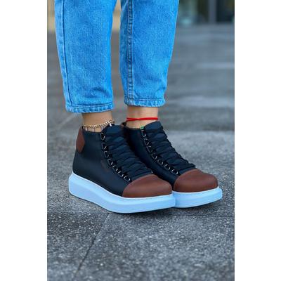 CH258 GBT Roma Colourful Kadın Bot SIYAH/TABA