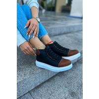 CH258 GBT Roma Colourful Kadın Bot SIYAH/TABA