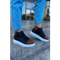 CH258 GBT Roma Colourful Kadın Bot SIYAH/TABA