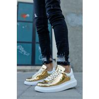 CH259 - ABT Specchio Erkek Ayakkabı ALTIN/BEYAZ