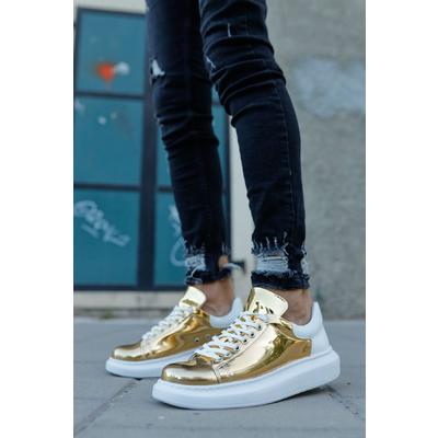 CH259 - ABT Specchio Erkek Ayakkabı ALTIN/BEYAZ