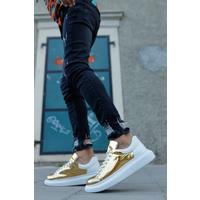 CH259 - ABT Specchio Erkek Ayakkabı ALTIN/BEYAZ