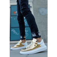 CH259 - ABT Specchio Erkek Ayakkabı ALTIN/BEYAZ