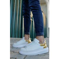 CH259 - ABT Specchio Erkek Ayakkabı BEYAZ/ALTIN