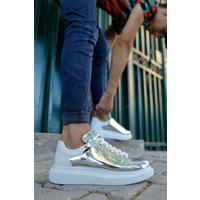 CH259 - ABT Specchio Erkek Ayakkabı GUMUS/BEYAZ