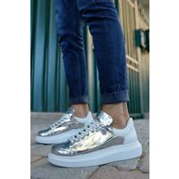 CH259 - ABT Specchio Erkek Ayakkabı GUMUS/BEYAZ