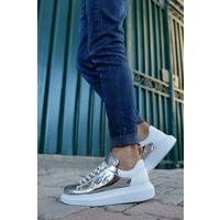 CH259 - ABT Specchio Erkek Ayakkabı GUMUS/BEYAZ