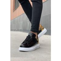 CH259 - ABT Specchio Erkek Ayakkabı SIYAH/ALTIN