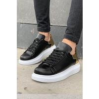 CH259 - ABT Specchio Erkek Ayakkabı SIYAH/ALTIN