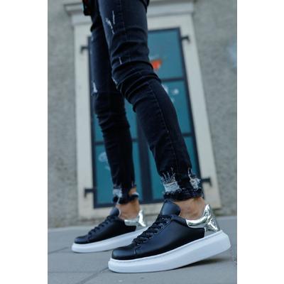 CH259 - ABT Specchio Erkek Ayakkabı SIYAH/GUMUS