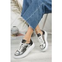 CH259 ABT Specchio Kadın Ayakkabı GUMUS/SIYAH