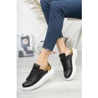 CH259 ABT Specchio Kadın Ayakkabı SIYAH/ALTIN