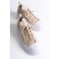 CH2601 - Triko Erkek Ayakkabı BEJ