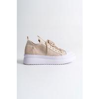 CH2601 - Triko Erkek Ayakkabı BEJ