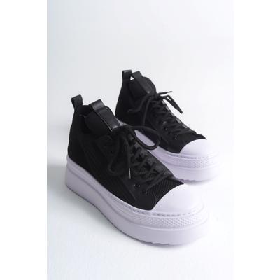 CH2601 - Triko Erkek Ayakkabı SIYAH