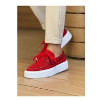 CH2602 - Triko Erkek Ayakkabı KIRMIZI