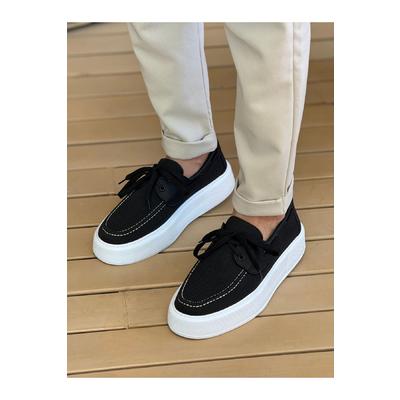 CH2602 - Triko Erkek Ayakkabı SIYAH