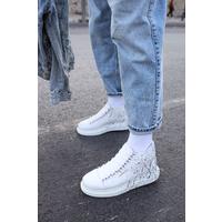 CH263 - CBT Lyse Erkek Ayakkabı 454 BEYAZ / SIYAH SPLASH