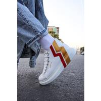 CH263 - CBT Lyse Erkek Ayakkabı 456 SARI / KIRMIZI SIMSEK